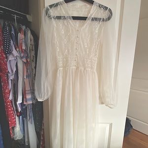 Sheer lace wedding or lolita dress 👰🏻‍♀️ XS